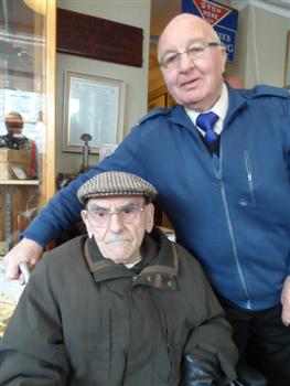 Tommy Henderson and Stan Norman, who helped build museum