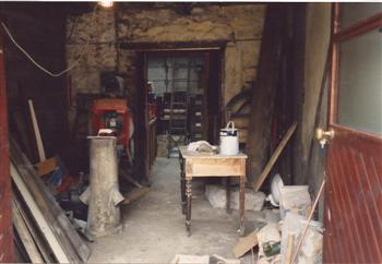 Doorway into museum