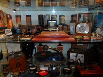 Radio Memorabilia display